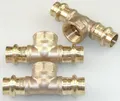 Produktbild: 3x VIEGA SANPRESS T-STÜCK 15 MM x 1/2 IG x 15 MM PRESSFITTINGE PROFIPRESS 115630