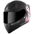 Produktbild: Bogotto H128 Fiori Helm, schwarz-pink, Größe L für Frauen
