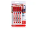 Produktbild: edding Permanentmarker edding 3000 Permanent Marker 4er rot Spitze 1,5-3mm wasserfest (1er Pa