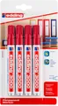 Produktbild: edding 3000 Permanentmarker rot (4er Blister)