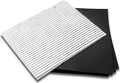 Produktbild: vhbw 2x Filter kompatibel mit Constructa 60cm Dunstabzugshauben - 1x Aktivkohlefilter, 1x Fettfilter Schwarz Weiß