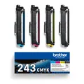 Produktbild: Brother TN-243CMYK Toner Sparset schwarz, cyan, magenta, gelb (4 Stück)