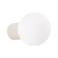 Produktbild: SOLLUX lighting Wandleuchte Innen - Wandlampe Aluminium Glas -1 Flammig - LED Lampe Glühbirne - Beige Halo
