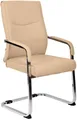 Produktbild: CLP Besucherstuhl Hobart, Freischwinger Kunstleder oder Stoffbezug