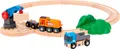 Produktbild: BRIO® Spielzeug-Eisenbahn BRIO® WORLD, Starterset Güterzug mit Kran A, (Set, 14-tlg), Made in Europe, FSC® - schützt Wald