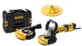 Produktbild: DeWalt Winkelschleifer für Beton Schutzhaube + Handgriff + Scheibe DWE4257KT-QS