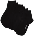 Produktbild: Camano Mädchen 3723 Füßlinge, 3er Pack, Schwarz (Black 5), 31-34
