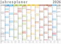 Produktbild: Jahresplaner 2026 - Wandplaner Kalender - Giant XXL Poster - Grösse 140x100 cm