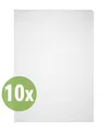 Produktbild: 10x Durable Prospekthüllen A4 Sichthüllen genarbt oben&rechts o. 100my 233719