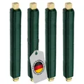 Produktbild: 4er Set Blumendraht verzinkt 065mm Basteldraht Wickeldraht lose auf Holzwicke...