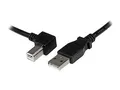 Produktbild: USBAB3ML StarTech.com 3m USB 2.0 A auf B Kabel links gewinkelt St/St Drucker ~D~