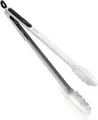 Produktbild: Leifheit Küchen- und Grillzange, 41 cm mit Klick-Verschluss, Kochzange mit hitzebeständigen Enden, Küchenzange mit stabilem Edelstahlgriff, ProLine-Serie