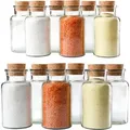 Produktbild: 12er Set Gewürzgläser 300ml + Korken, Aufbewahrung von Tee, Kräutern & Gewürzen