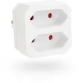 Produktbild: 2fach Steckdosenadapter - 6er Pack
