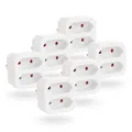 Produktbild: greate 6x Doppelstecker für Steckdose 2fach - Steckdosenadapter, Doppelsteckdose