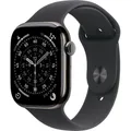 Produktbild: Apple Watch Series 11 GPS + Cellular 42mm Slate Titan Black Sport Band - S/M