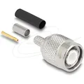 Produktbild: Delock TNC Stecker zum Crimpen LMR 200mit passendem Schrumpfschlauch (Antennenkabel) (91765)