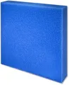 Produktbild: JBL Filterschaum Grob  50 x 50 x 2,5 cm blau Filtermatte für Salz,-und Süßwasser
