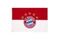 Produktbild: FC Bayern München Fahne Hissfahne 5 Sterne Logo 180 x 120 cm 100% Polyester