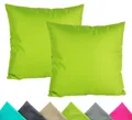 Produktbild: JACK Kissenbezüge 2er Set 40x40cm Outdoor Wasserfest, (2 Stück), 2x Kissenhülle, strapazierfähig, wasserabweisend, Innen & Außen