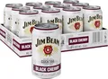 Produktbild: Jim Beam Black Cherry | Kentucky Straight Bourbon Whiskey mit Schwarzkirsche | eine perfekte Mischung | 10% Vol. | Einweg, 12 x 330ml