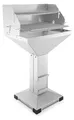 Produktbild: Thüros T4 Direkt Plus Edelstahl Fußplatte Holzkohlegrill 40 x 60 cm