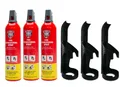 Produktbild: REINOLDMAX Feuerlöschspray, Stop Fire, Feuerlöscher 750 g, 3 Stück + 3 Halter