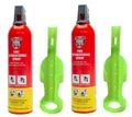 Produktbild: REINOLDMAX Feuerlöschspray, Stop Fire, Feuerlöscher 750g, 2 Stück + 2 Halter grü