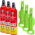 Produktbild: Löschspray Feuerlöschspray + Halter grün 3x750ml IWH Feuerlöscherspray MHD 10/28