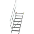 Produktbild: MUNK Treppe 45°  inkl. einen Handlauf, 600mm Stufenbreite, 7 Stufen