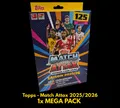 Produktbild: Topps Bundesliga Match Attax 25/26 – 1x MEGA PACK = 125 Karten -  2025 2026