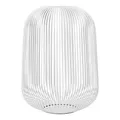 Produktbild: blomus Laterne Lito | White | Größe L | 33L x 33B x 45H cm | Kerzenhalter Weiß | Windlicht aus Edelstahl | Laterne Deko | Indoor Windlicht Groß