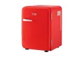 Produktbild: TZS FIRST AUSTRIA Table Top Kühlschrank FA-5172-3-RE, 56.2 cm hoch, 41 cm breit, Minikühlschrank 40L, Getränkekühlschrank lautlos, LED-Beleuchtung