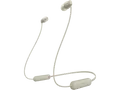 Produktbild: SONY WI-C100, In-ear Kopfhörer Bluetooth Cremefarben