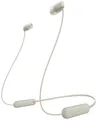 Produktbild: Sony WI-C100 In Ear Headset Bluetooth Stereo Taupe Headset, Klang-Personalisierung, Lautstärkeregelung, Nackenband, Schweißresistent, Wasserabwe
