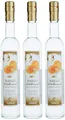 Produktbild: DOLOMITI Marillen Edelbrand 40% vol. | Marillenbrand | Obstbrand aus fruchtigen Marillen | 3 x 0.5 Liter