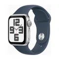 Produktbild: Apple Watch SE (2. Gen) 2022 GPS 44mm Mitternacht Aluminium Sturmblau Sportband