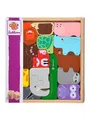 Produktbild: Eichhorn Wooden Animal Shapes in Wooden Box 14 pcs.