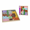 Produktbild: Eichhorn Tierset in Holzbox 15-tlg Puzzle Kinderpuzzle Sortierspiel Spielfiguren