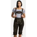 Produktbild: Steigenhöfer Manufaktur Trachtenlederhose Damen Kniebund braun 38