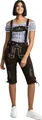Produktbild: Steigenhöfer Traditionelle Kniebund-Lederhose für Damen mit Trägern Dunkelbraun 38