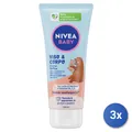 Produktbild: 3X NIVEA BABY 100 ML. CREME FÜR DAS GESICHT & DEN KÖRPER TUBE 80533