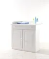 Produktbild: TiCAA Baby Wickelkommode Moritz Kiefer Weiß NEU