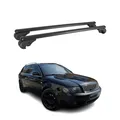 Produktbild: Dachträger Grundtäger für Audi A4 B6 Avant 2001-2004 75kg Alu Schwarz 2 tlg