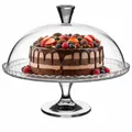 Produktbild: Tortenplatte Kuchenplatte Patisserie auf Fuß und mit Deckel aus Glas Ø 32,2 cm