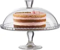 Produktbild: Kuchenplatte Tortenplatte mit Fuß und Haube 32cm  - Pasabahce Patisserie 95200