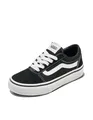 Produktbild: Vans Unisex Kinder Ward Sneaker Ward Trainers, (SUEDE/CANVAS) BLACK/WHITE, 32 EU