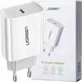 Produktbild: Ugreen USB Power Delivery 3.0 Quick Charge 4.0+ 20W 3A mains charger (white) - Weiß