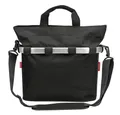 Produktbild: KlickFix Fahrradkorb KLICKfix City-Tasche Bikebasket oval Reisenthel schwarz 17,5x31x34 cm