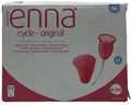 Produktbild: Enna Cycle Menstruationstasse Größe M 2 Tassen + Transportbox / NEU&OVP